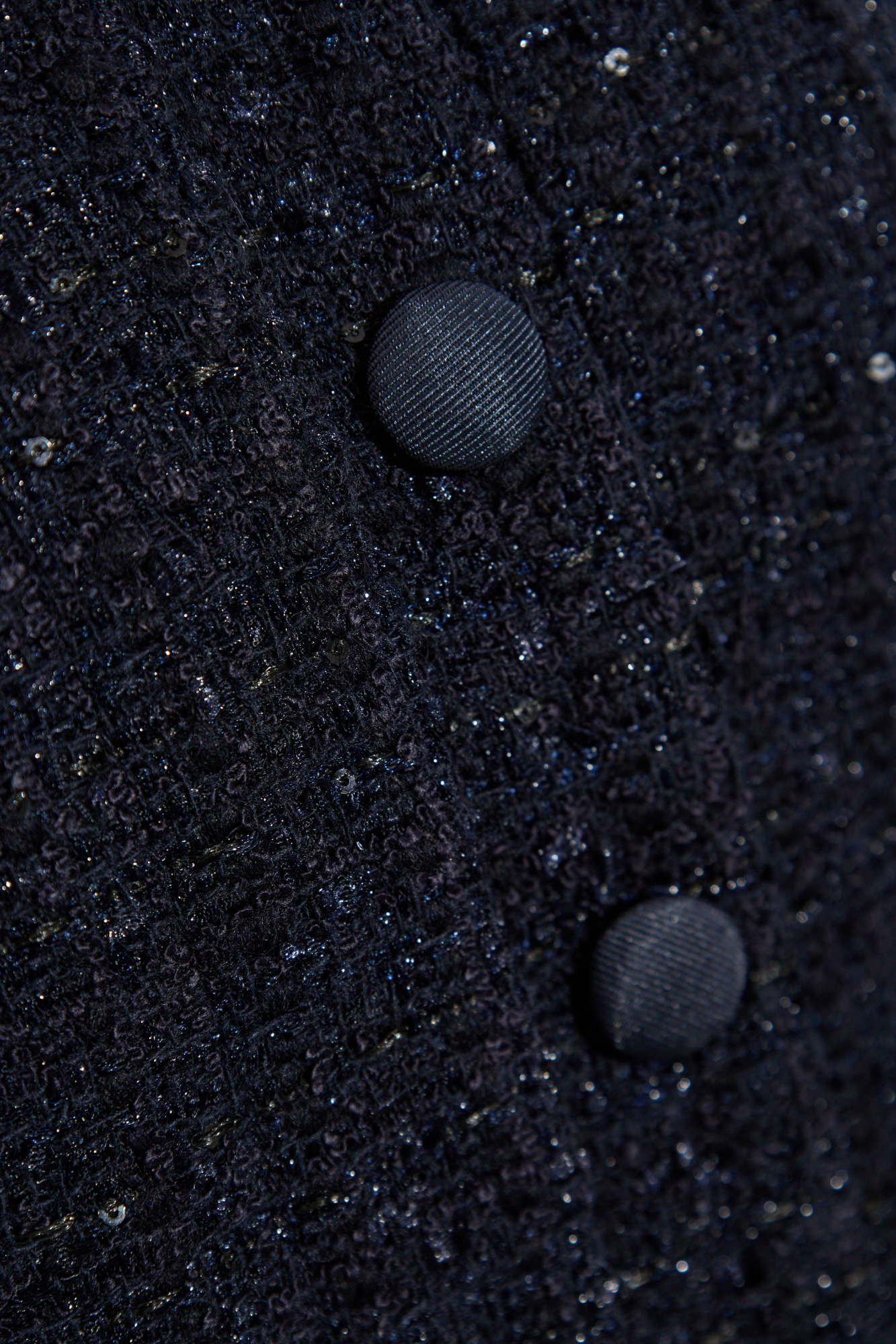ジャケット・アウター \"EMPORIO ARMANI\" tweed coat Emporio Armani Cuffed Tweed Jacket | Black | FARFETCH